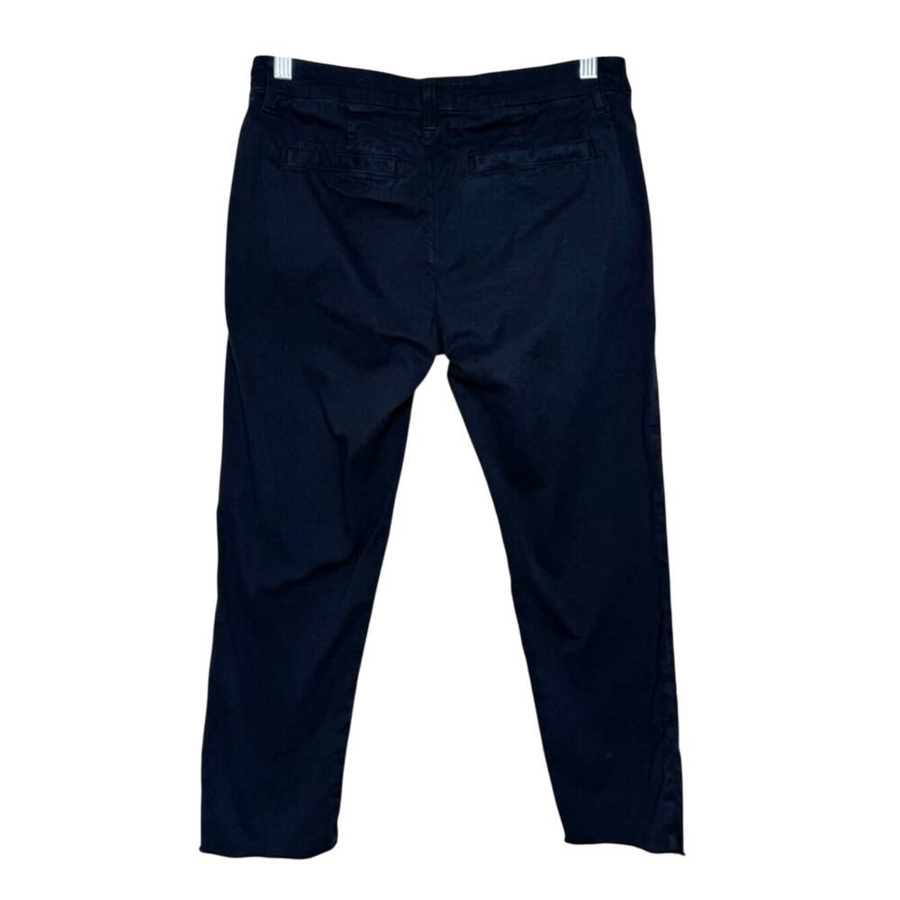 Frank & Eileen Wicklow Crop Pants Washed Black Raw Hem Size 2 - Picture 5 of 15